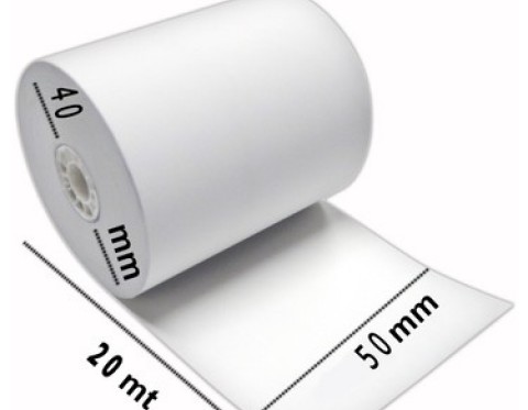 50X20 METRE YAZAR KASA POS RULOSU 100'LÜ PAKET