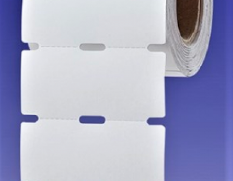 38X80 KARTON RAF ETİKETİ 500 LÜ SARIM