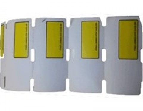 38X80 SARI PENCERELİ KDV Lİ RAF ETİKETİ 500'LÜ