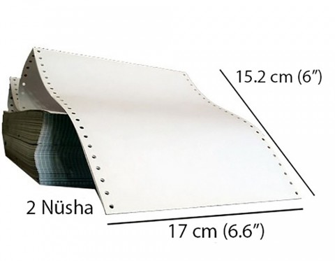 6X17 2 NÜSHA NUMARATÖRLÜ 1000 Lİ KANTAR FİŞİ