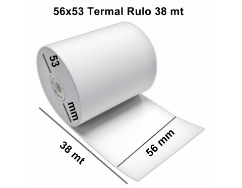 56X38 METRE TERMAL RULO 50'Lİ PAKET