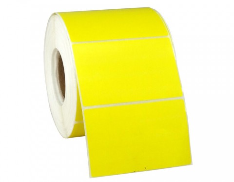 30X60 1000'Lİ SARI BARKOD ETİKETİ